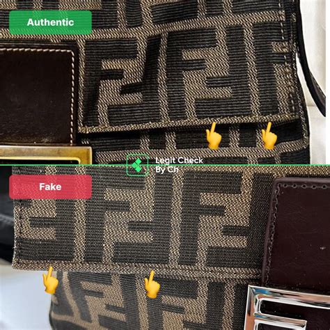 come riconoscere fendi falso|real vs false fendi.